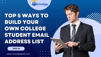 Top 5 Ways to Build Your Own College Student Email Address List